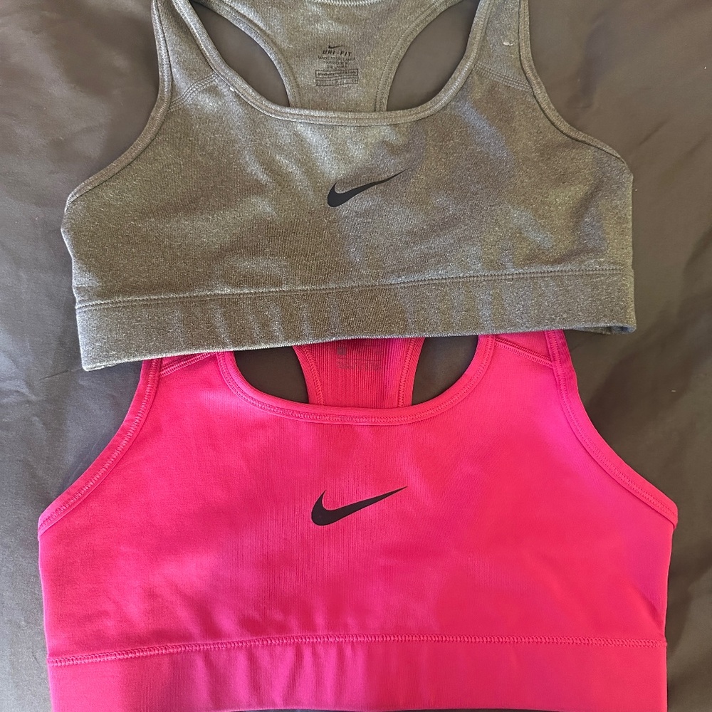 2 Nike sports bras